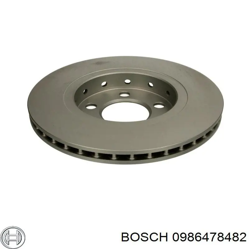 0986478482 Bosch диск гальмівний задній