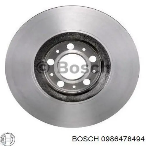 Купити 0986478494 Bosch Ротор гальмівний