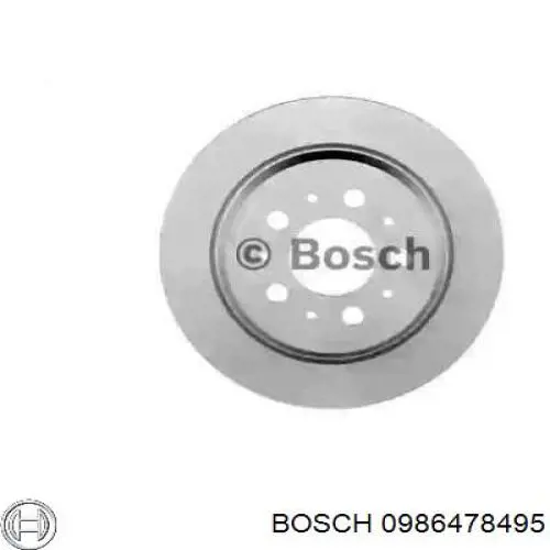 Гальмівні диски 0986478495 Bosch