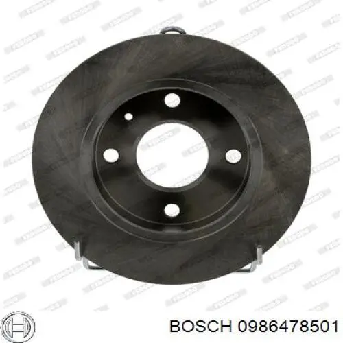 Диск переднього гальма Bosch 0986478501 ціна, від 15.73 USD