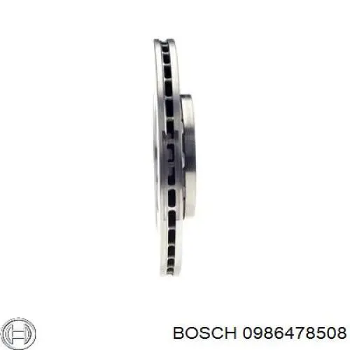 Гальмівні диски передні 0986478508 Bosch