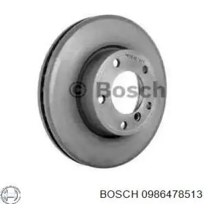 0986478513 Bosch диск гальмівний передній