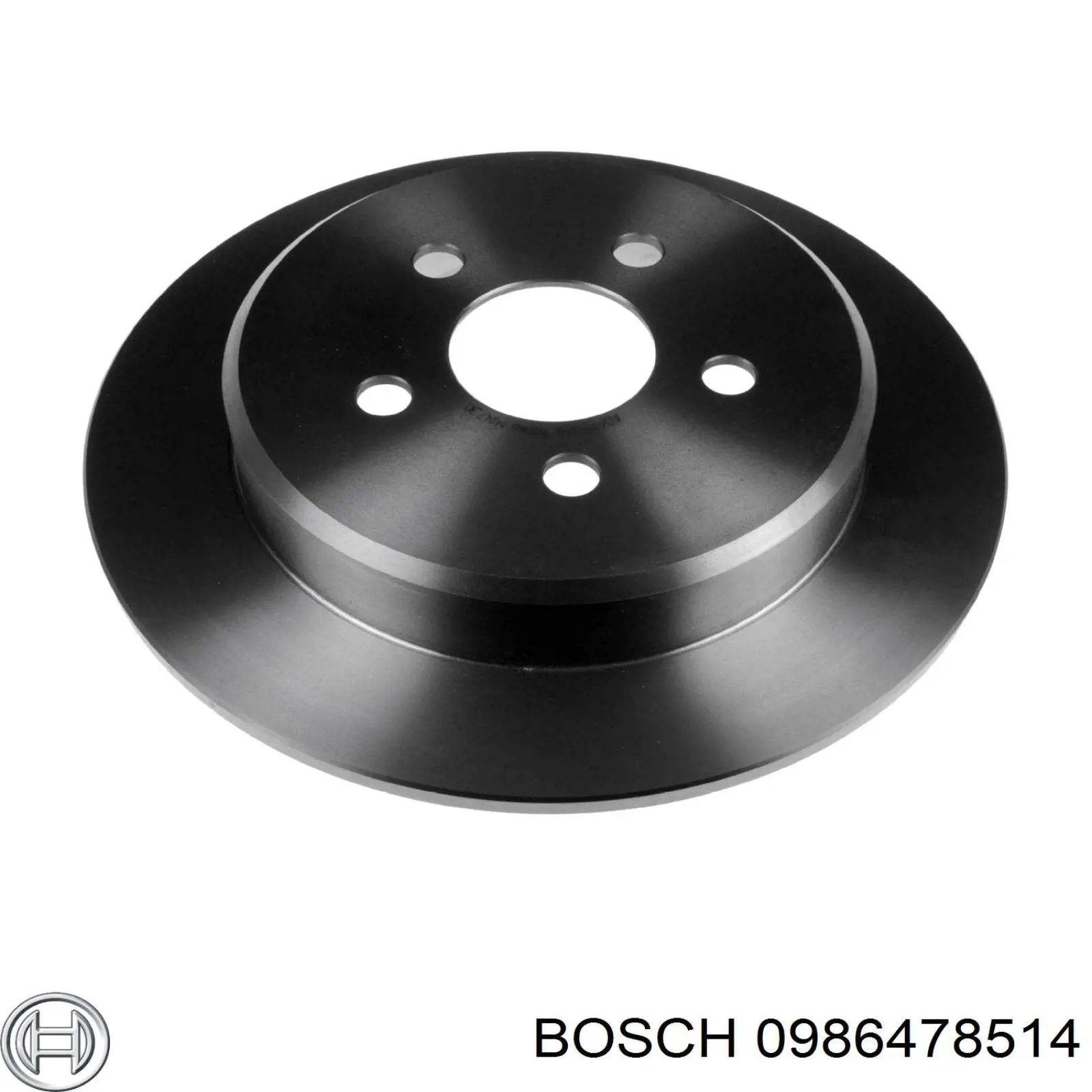 Купити 0986478514 Bosch Диск заднього гальма