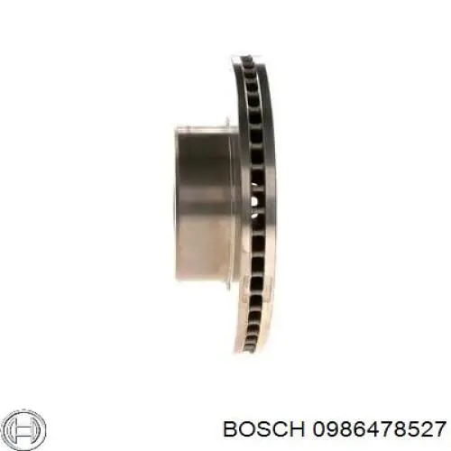 Диск переднього гальма Bosch 0986478527 ціна, від 61.48 USD