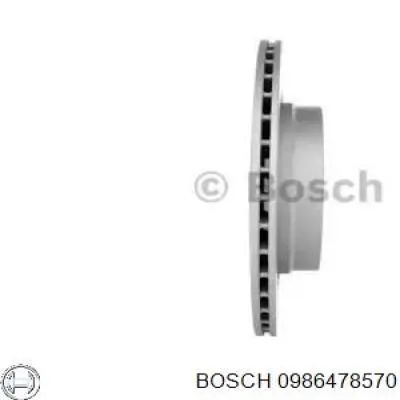 0986478570 Bosch диск гальмівний задній