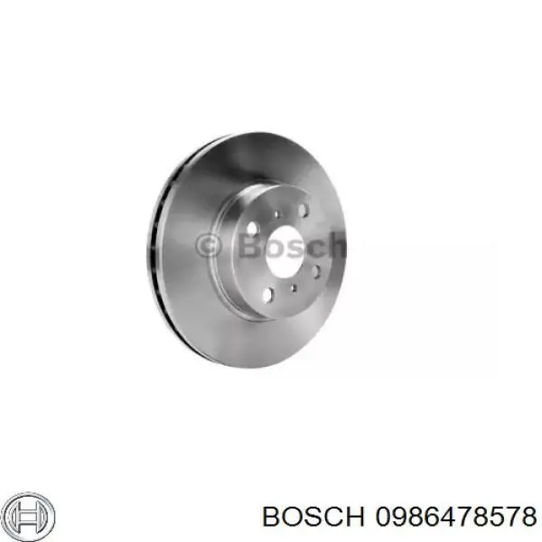 0986478578 Bosch диск гальмівний передній