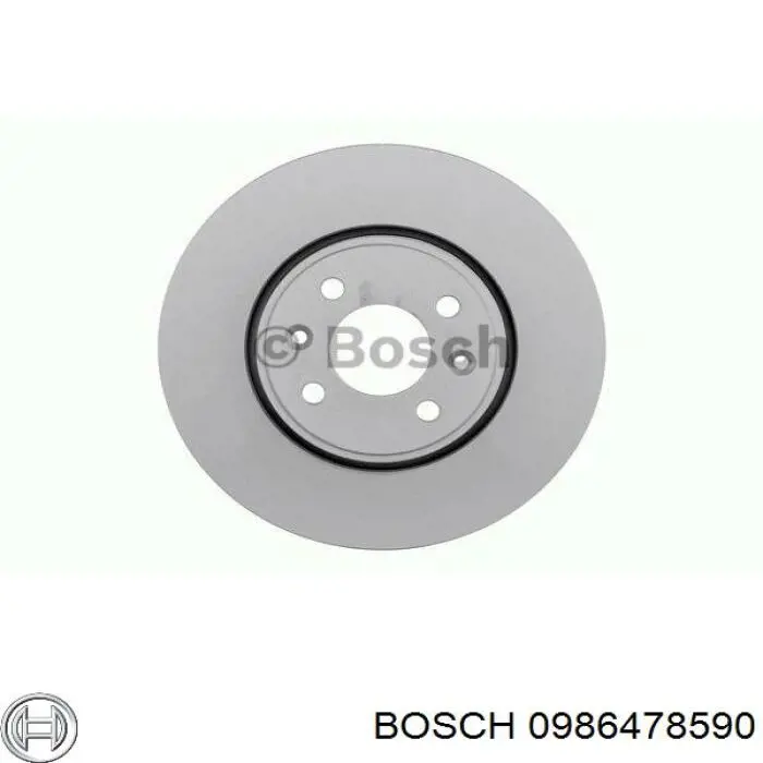 0986478590 Bosch диск гальмівний передній