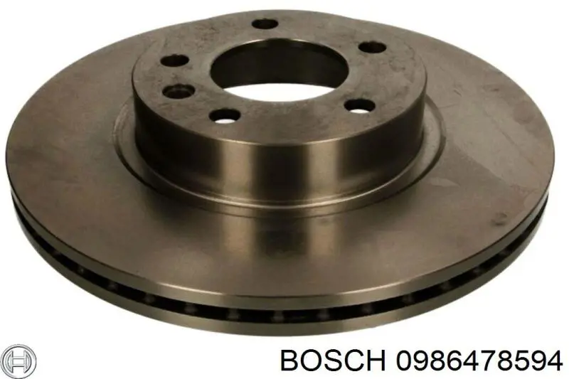0986478594 Bosch Гальмо дискове переднє