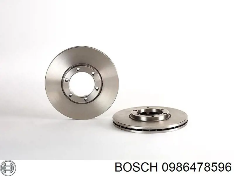 Гальмівні диски передні 0986478596 Bosch