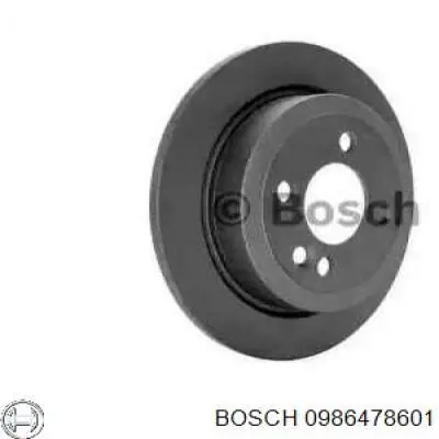 Диск гальмівний задній 0986478601 Bosch