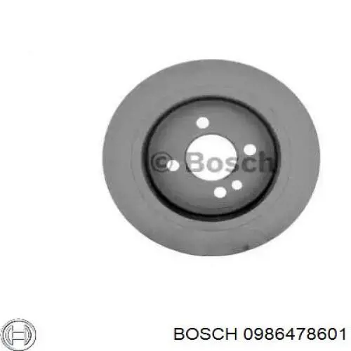 Гальмівні диски 0986478601 Bosch
