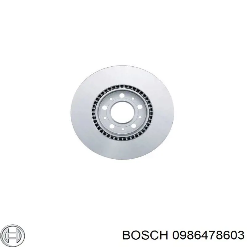 Диск гальмівний передній 0986478603 Bosch