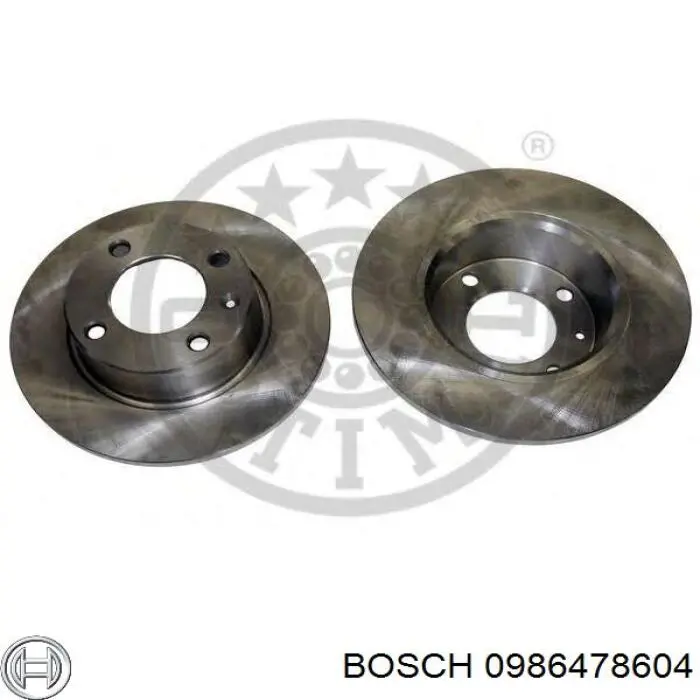 Купити 95667811 Peugeot/Citroen Диск заднього гальма