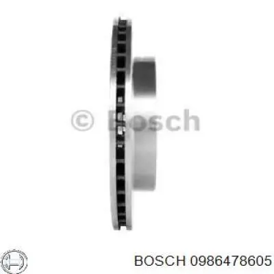 Гальмівні диски 0986478605 Bosch
