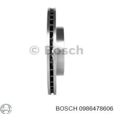 Гальмівні диски передні 0986478606 Bosch