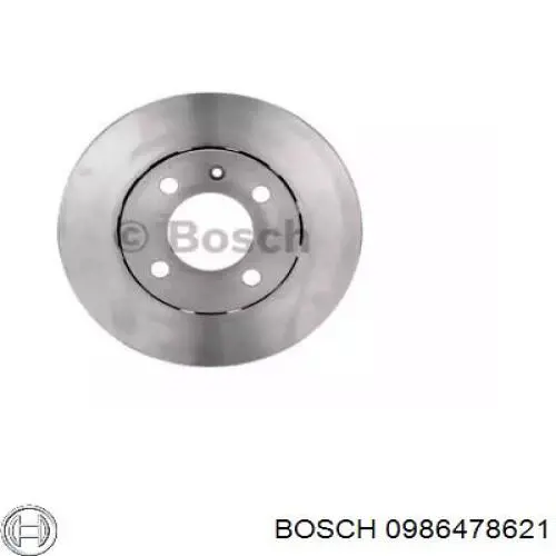 0986478621 Bosch диск гальмівний передній
