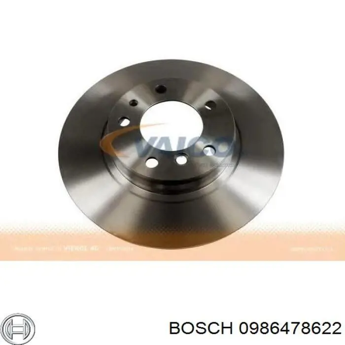 Гальмівні диски передні 0986478622 Bosch