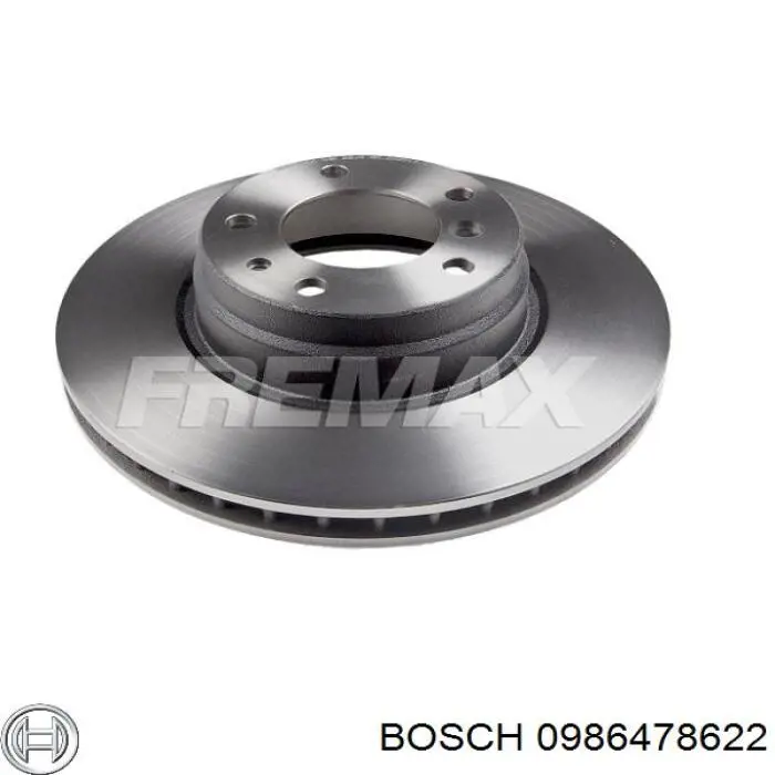 0986478622 Bosch Гальмо дискове переднє
