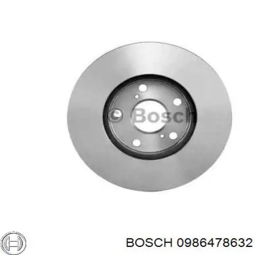 Купити 0986478632 Bosch Ротор гальмівний