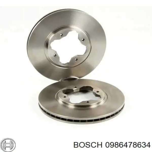 Диск переднього гальма Bosch 0986478634 ціна, від 28.26 USD