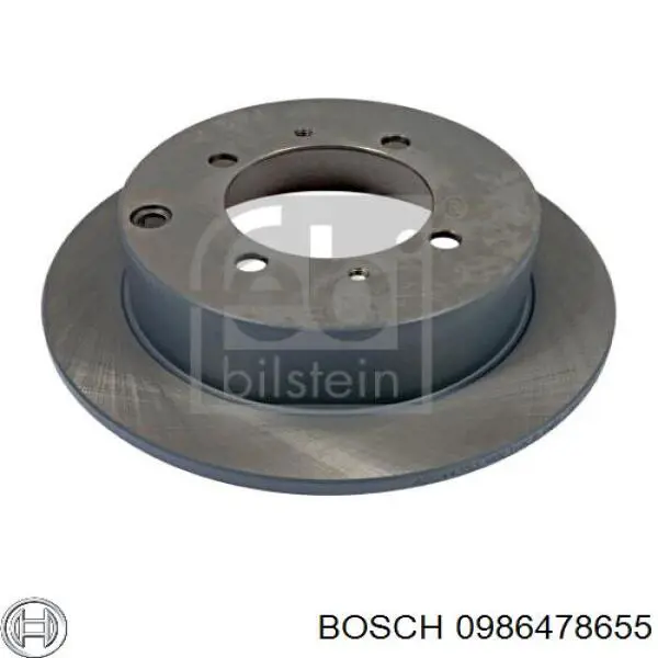 Гальмівні диски 0986478655 Bosch