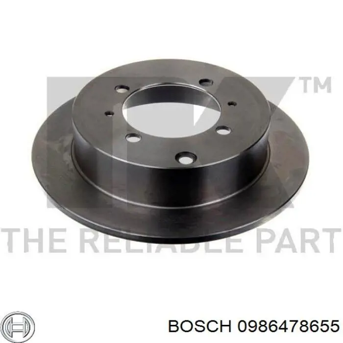 Задні дискові гальма Bosch 0986478655 ціна, від 29.46 USD