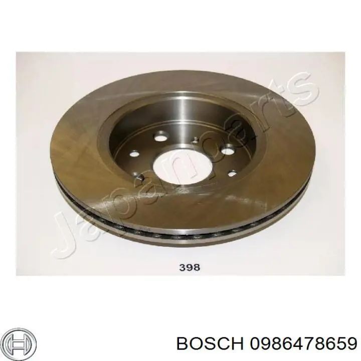 Гальмівні диски передні 0986478659 Bosch
