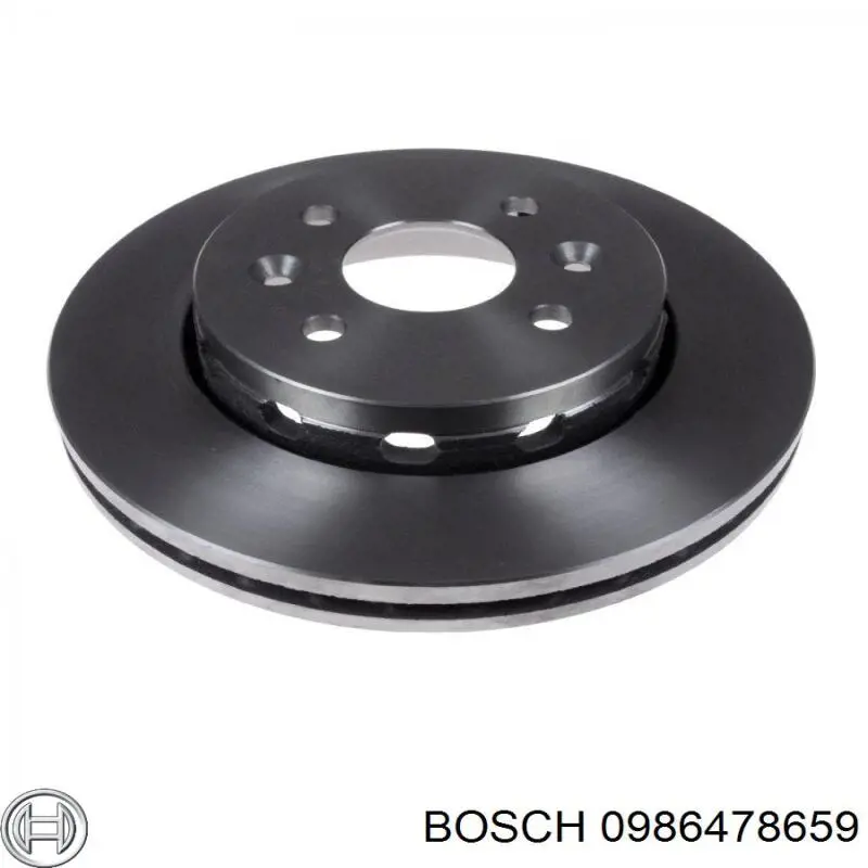 0986478659 Bosch Гальмо дискове переднє
