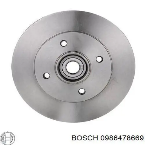 Диск переднього гальма Bosch 0986478669 ціна, від 35.85 USD