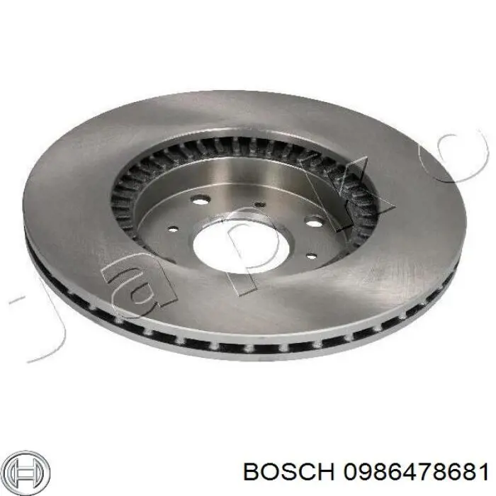 Диск переднього гальма Bosch 0986478681 ціна, від 36.14 USD