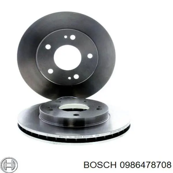 0986478708 Bosch диск гальмівний передній