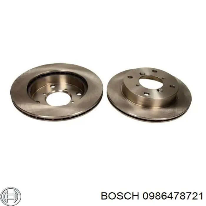 Гальмівні диски передні 0986478721 Bosch