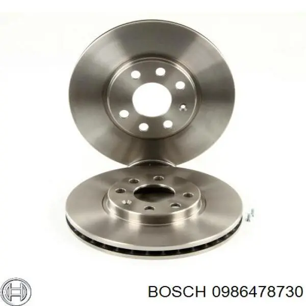 0986478730 Bosch диск гальмівний передній