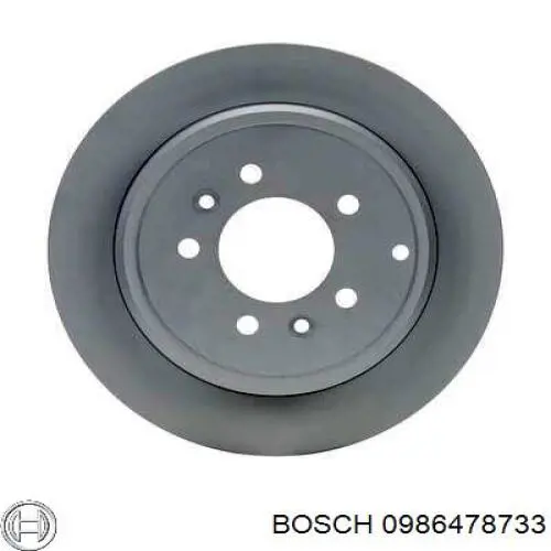 0986478733 Bosch диск гальмівний задній