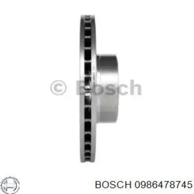 Гальмівні диски передні 0986478745 Bosch