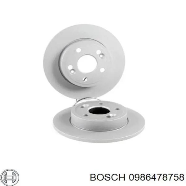 0986478758 Bosch Дискові гальма