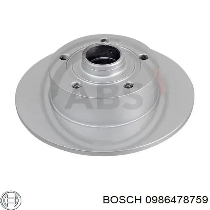 Гальмівні диски 0986478759 Bosch