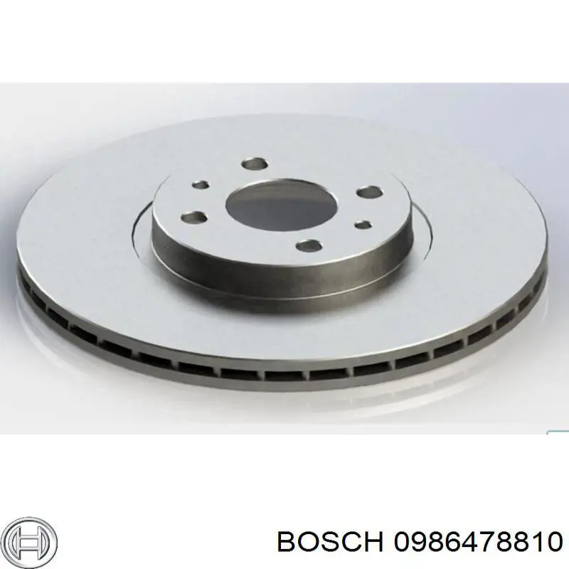0986478810 Bosch диск гальмівний передній