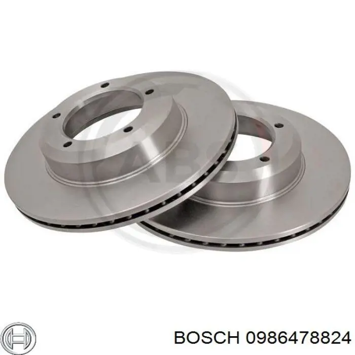 Гальмівні диски передні 0986478824 Bosch
