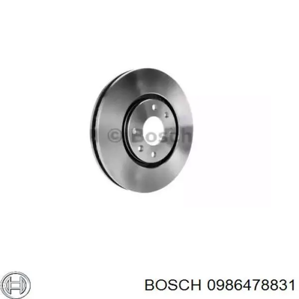 0986478831 Bosch диск гальмівний передній