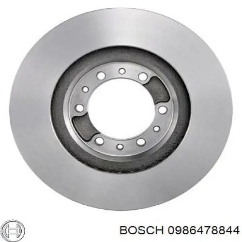 0986478844 Bosch диск гальмівний передній