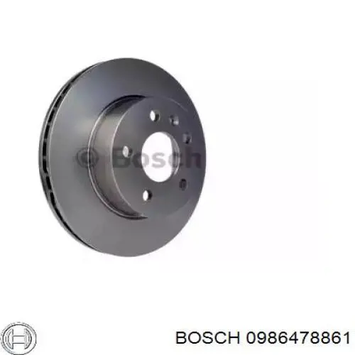 Гальмівні диски передні 0986478861 Bosch