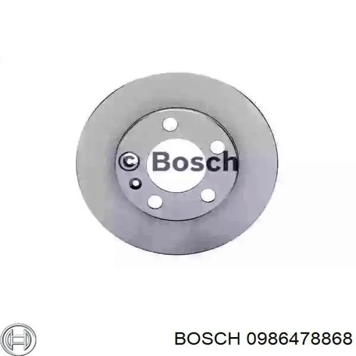 0986478868 Bosch диск гальмівний задній