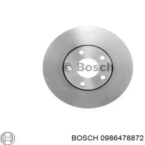 0986478872 Bosch диск гальмівний передній