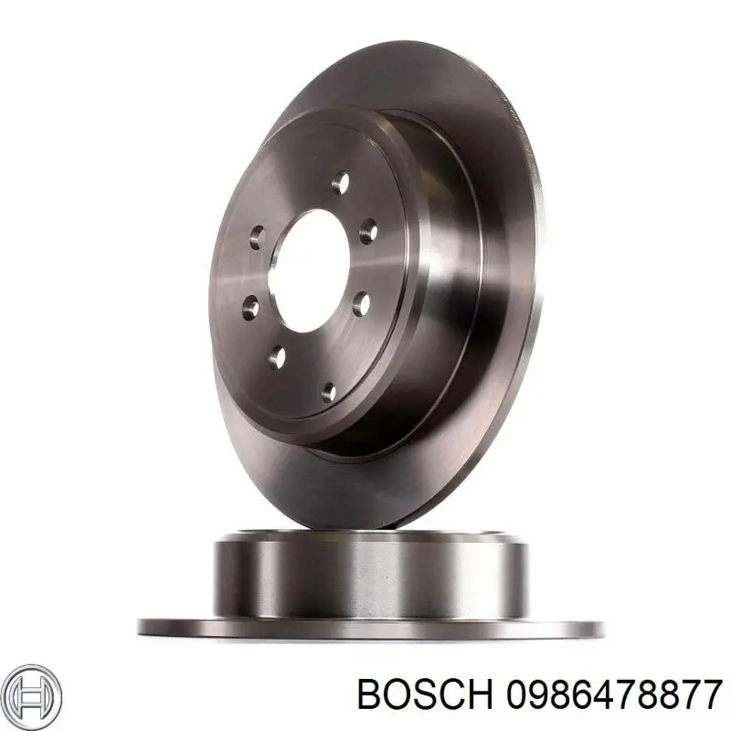 0986478877 Bosch диск гальмівний задній