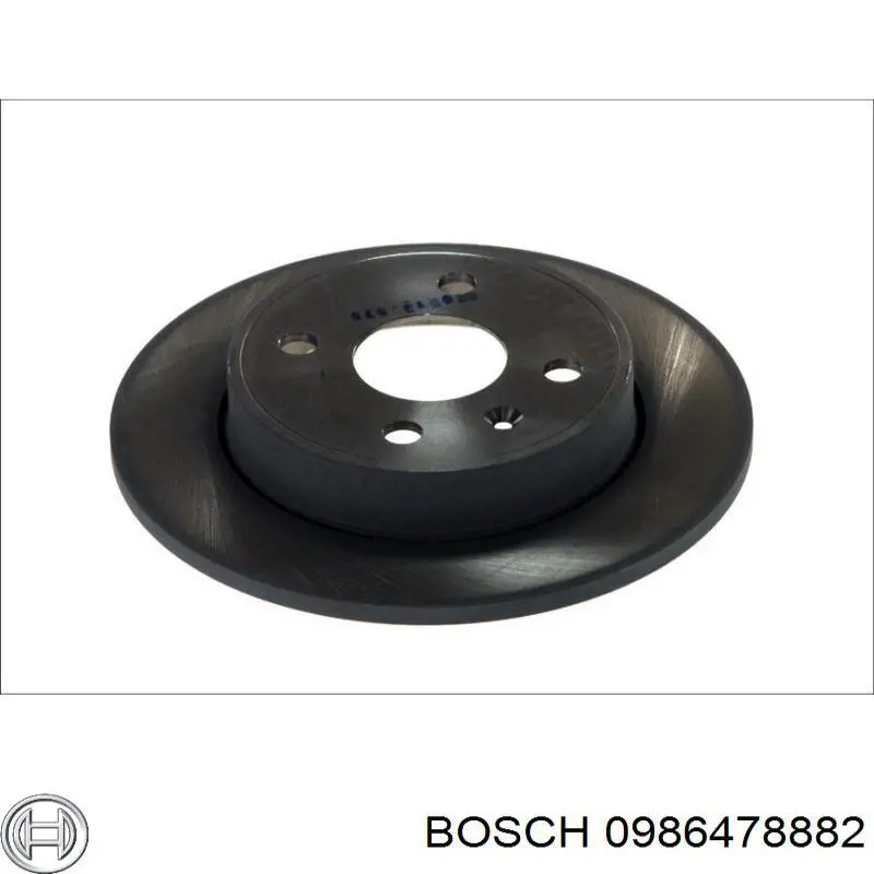 0986478882 Bosch диск гальмівний задній
