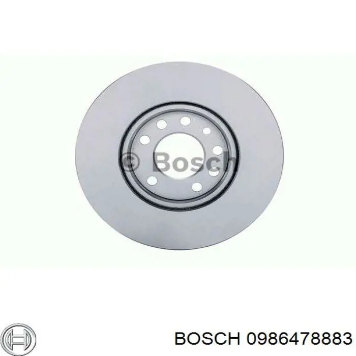 0986478883 Bosch диск гальмівний передній