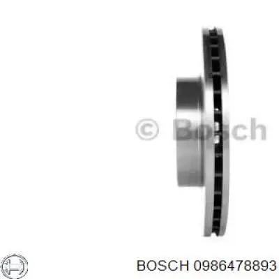 0986478893 Bosch диск гальмівний передній