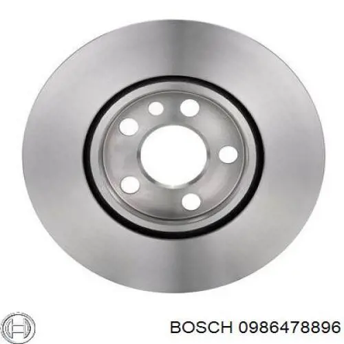 0986478896 Bosch диск гальмівний передній