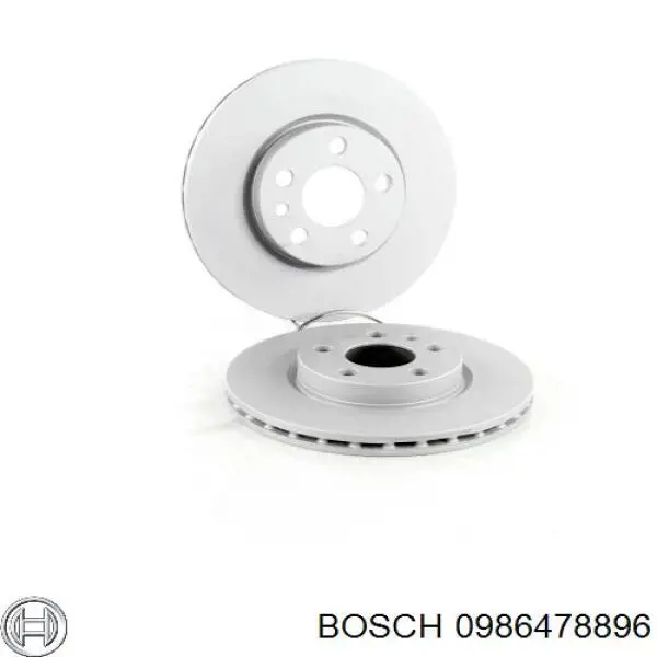 Гальмівні диски передні 0986478896 Bosch